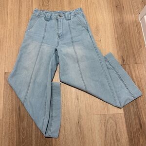 Entro Stylish Light Blue Flare & Wide Leg Jeans size Small